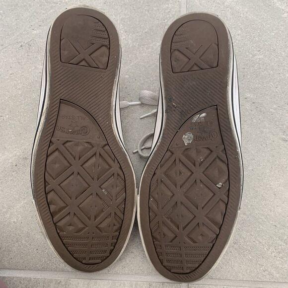 Shimmery Gold Leopard Print Chuck Taylor Converse Low Rise Size 8 - Picture 6 of 7